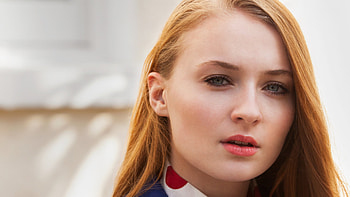 Sophie Turner, Face , High definition , Beautiful look HD wallpaper