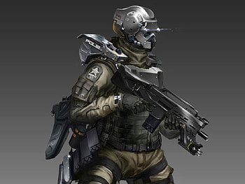Sci Fi, Warrior HD wallpaper