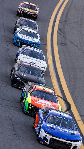 Nascar next gen, blue, car HD phone wallpaper