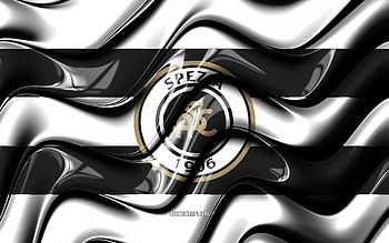 Spezia FC flag, , red and blue 3D waves, Serie A, italian football club, Spezia Calcio football, Spezia logo, soccer, Spezia FC HD wallpaper
