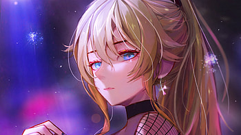 Blue Eyes Jean With Ponytail Genshin Impact HD wallpaper