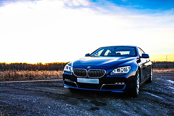 Sunset, Bmw, Cars, Car, Front View, Bmw 6 HD wallpaper
