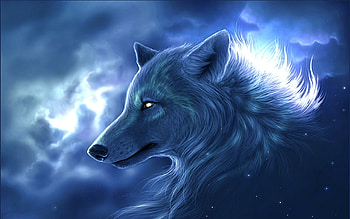 Lightning Wolf ... HD wallpaper