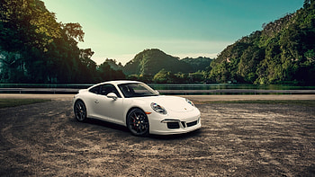 Porsche, porsche, cars, white HD wallpaper