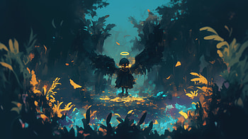 Angel Style Anime, angel, Anime, AI Art, anime angel HD wallpaper