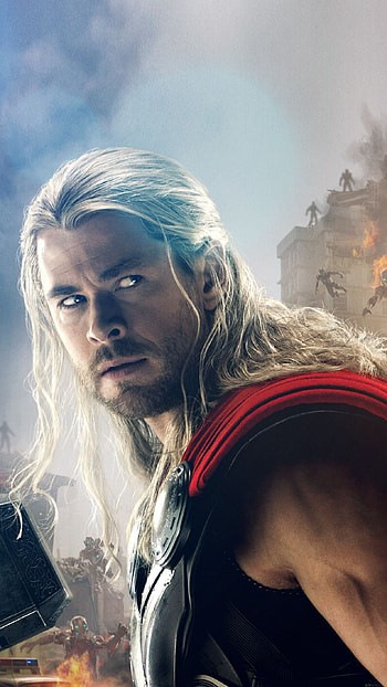 Chris Hemsworth, Thor , Marvel comics, Avengers HD phone wallpaper