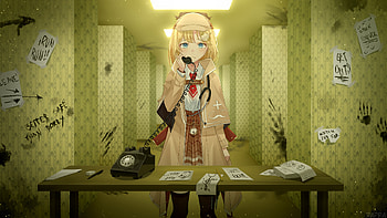 Watson Amelia, hololive, Watson Amelia, Anime, Virtual Youtuber HD wallpaper