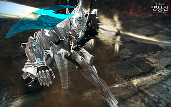 Vindictus Paladin 2nd trans, paladin, transformation, vindictus, twin spears HD wallpaper