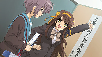 Melancholy of Haruhi Suzumiya, background HD wallpaper