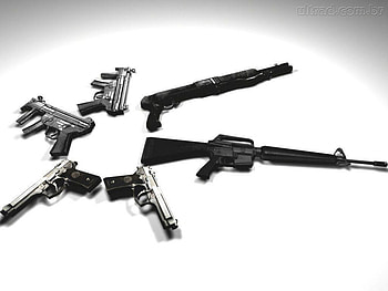 Roda de armas, fuzil, pistolas, bonitas, escopeta, armas, metralhadoras HD wallpaper