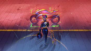 Futuristic Biker And Phantom Cat, biker, artist, artwork, art, digital-art, cat, cyberpunk HD wallpaper