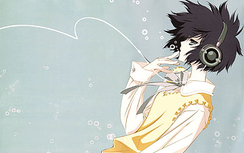 Anime, Heads, Girl, Brunette HD wallpaper