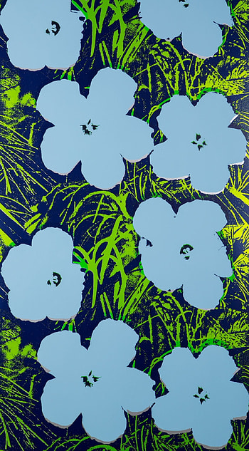 Andy Warhol, Flowers flavor paper, Vibrant prints, Retro style HD phone wallpaper