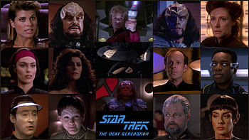 Star Trek: The Next Generation, Klingons, The Next Generation, Star Trek, Riker, TNG, Data HD wallpaper