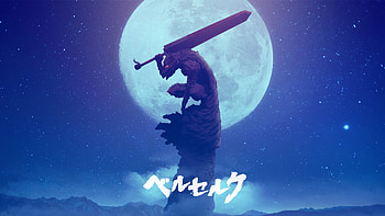 Berserk, Guts, Armor, Sword, Moon / and Mobile Backgrounds HD wallpaper