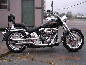 fatboy, chrome, awsome, bad, black HD wallpaper
