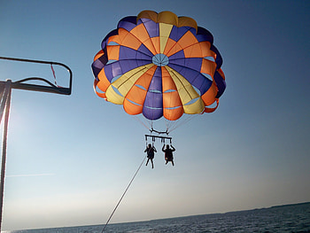 Outer Banks parasailing, Kitty Hawk Kites, FAQ answered, NC water adventure HD wallpaper