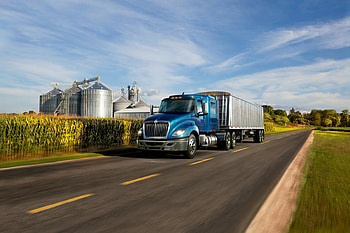 On-road, blue, truck HD wallpaper
