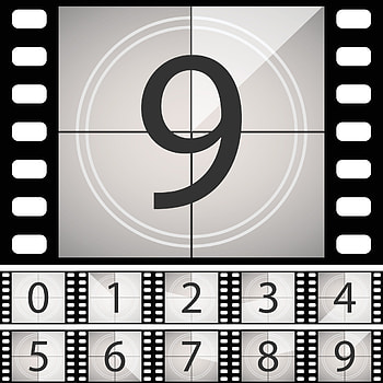 Old film movie countdown, Vintage retro cinema timer, Vector art, Movies HD phone wallpaper