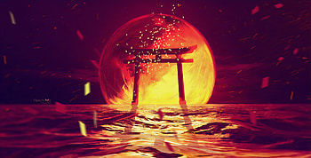 Big Ocean Morning , morning, artist, artwork, digital-art, deviantart HD wallpaper