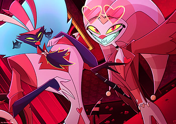 Asmodeus & Fizzarolli, Fizzarolli (Helluva Boss), Asmodeus (Helluva Boss), TV Show, helluva boss HD wallpaper