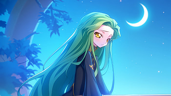 : C.C. from Code Geass under the Moonlight, Anime, Code Geass, C.C. (Code Geass) HD wallpaper