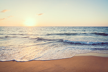 horizon, nature, ocean HD wallpaper