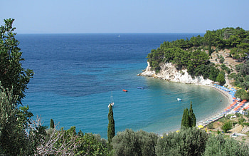 paradise beach 2, sunny, greece, europe, paradise, beach, druffix, view, nature, , water HD wallpaper