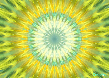 Abstract, blue, by cehenot, art, painting, pictura, green, yellow, texture HD wallpaper