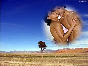 love, couples, kiss HD wallpaper