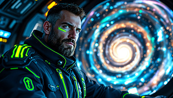 Stellar Voyage: Starship Captain, Sci Fi, space, futuristic, astronaut HD wallpaper