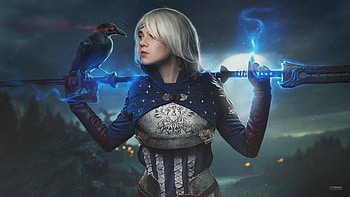 Magical Warrior Girl, warrior, artist, artwork, digital-art, deviantart HD wallpaper