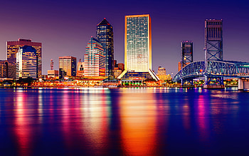 Jacksonville, , Wells Fargo Center, american cities, modern buildings, skyline cityscapes, Florida, USA, America HD wallpaper