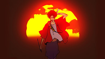 Samurai Champloo - Mugen, anime, Mugen, Samurai Champloo, sunset, character HD wallpaper