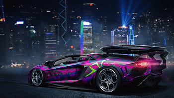 Lamborghini Aventador Sv Modified Cgi Art , lamborghini-aventador, lamborghini, cars, artist, artwork, digital-art, artstation HD wallpaper