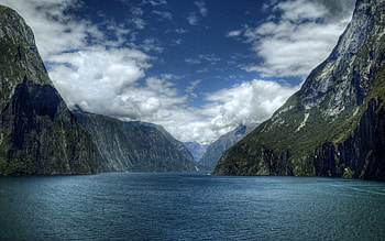 Nature, Sky, Mountains, Lake HD wallpaper
