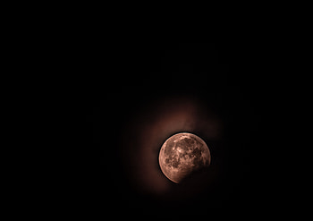 Sky, Universe, Night, Moon, Full Moon, Eclipse, Red Moon HD wallpaper