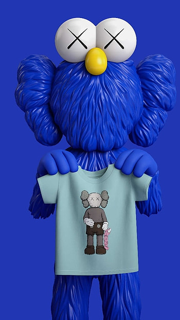 Kaws, Blue Kaws HD phone wallpaper