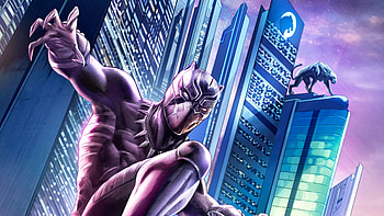 Black Panther Digital Art, black-panther, digital-art, artwork, superheroes HD wallpaper