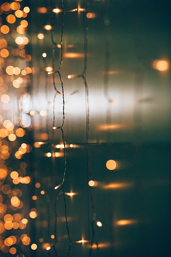 Lights, Macro, Glare, Garland, Bokeh, Boquet HD phone wallpaper