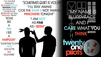 Twenty One Pilots Lyrics HD wallpaper