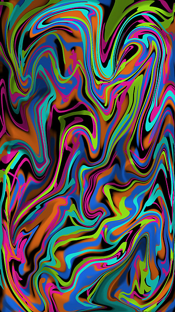 Psychedelic_colors, acid, psychedelic, magenta, art, colorful HD phone wallpaper
