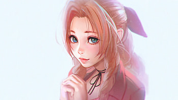 Aerith Gainsborough, Final Fantasy, video game, art HD wallpaper
