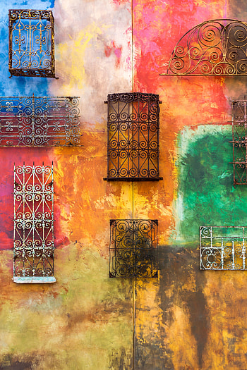 Miscellanea, Miscellaneous, Multicolored, Motley, Wall, Stains, Spots, Gate, Goal HD phone wallpaper