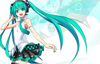 Hatsune Miku, vocaloid, anime, long hair HD wallpaper