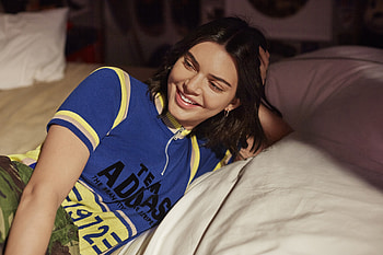 Kendall Jenner, adidas campaign, smile, 2018 HD wallpaper