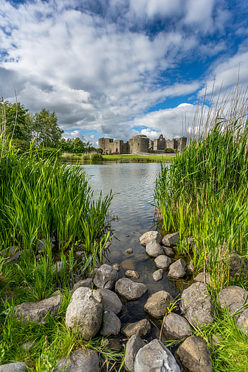 Nature, Grass, Stones, Lock, Lake HD phone wallpaper