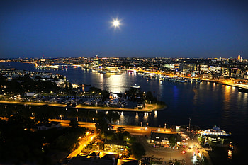 Cities, Night City, Netherlands, Amsterdam HD wallpaper