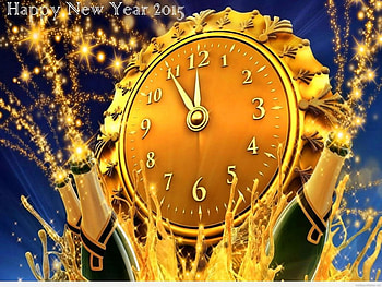 Striking the hour, New Year, clock, celebration, midnight HD wallpaper