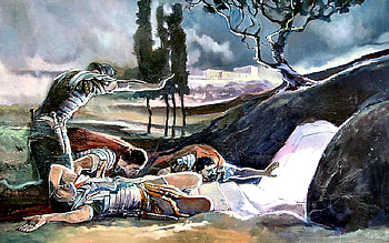 The Empty Tomb. ., God, Easter, Jesus, tomb, soldiers, religion, empty HD wallpaper
